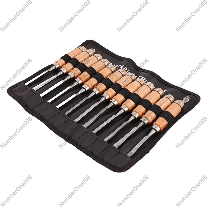 Chisel Set Wood - 12PCS 목공 조각 도구 세트, 목재