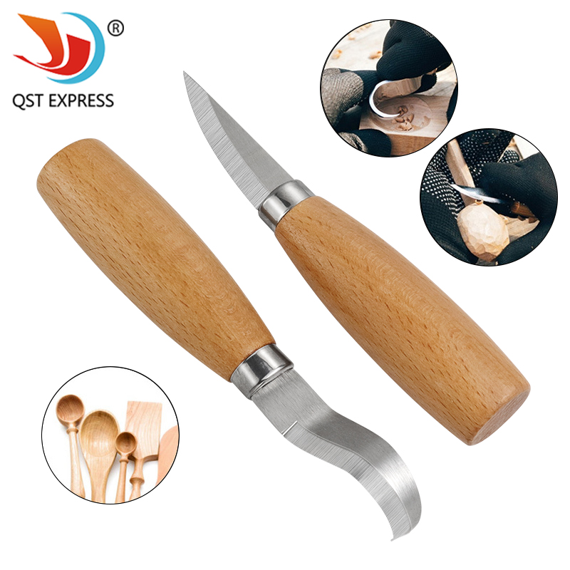 Chisel Set Wood - 스테인리스 철 조각 칼 너도밤나무 손잡이