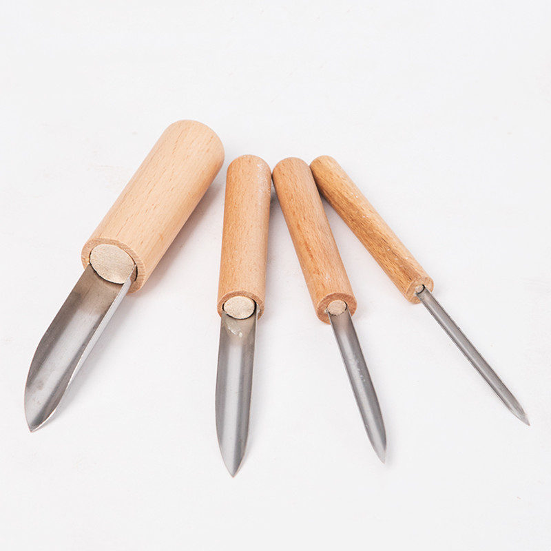 도자기 도구 펀처 4 개/대/세트 스테인레스 스틸 헤드 - Chisel Set Wood 리뷰 및 가격