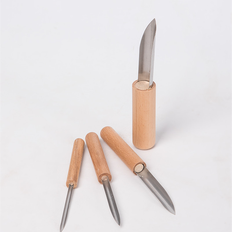 도자기 도구 펀처 4 개/대/세트 스테인레스 스틸 헤드 - Chisel Set Wood 리뷰 및 가격