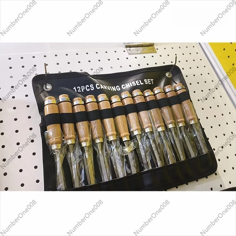 12PCS 목공 조각 도구 세트, 목재 손잡이가 있는  - Chisel Set Wood 리뷰 및 가격