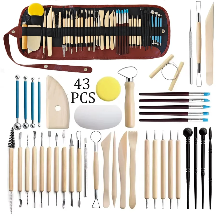 8-61PCS 도자기 도구 세트 - 미술 공예 및 모델 - Chisel Set Wood 리뷰 및 가격