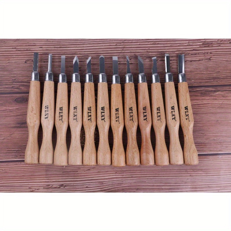 12개의 전문가용 목재 조각 끌과 칼 세트(연마석 포함 - Chisel Set Wood 리뷰 및 가격