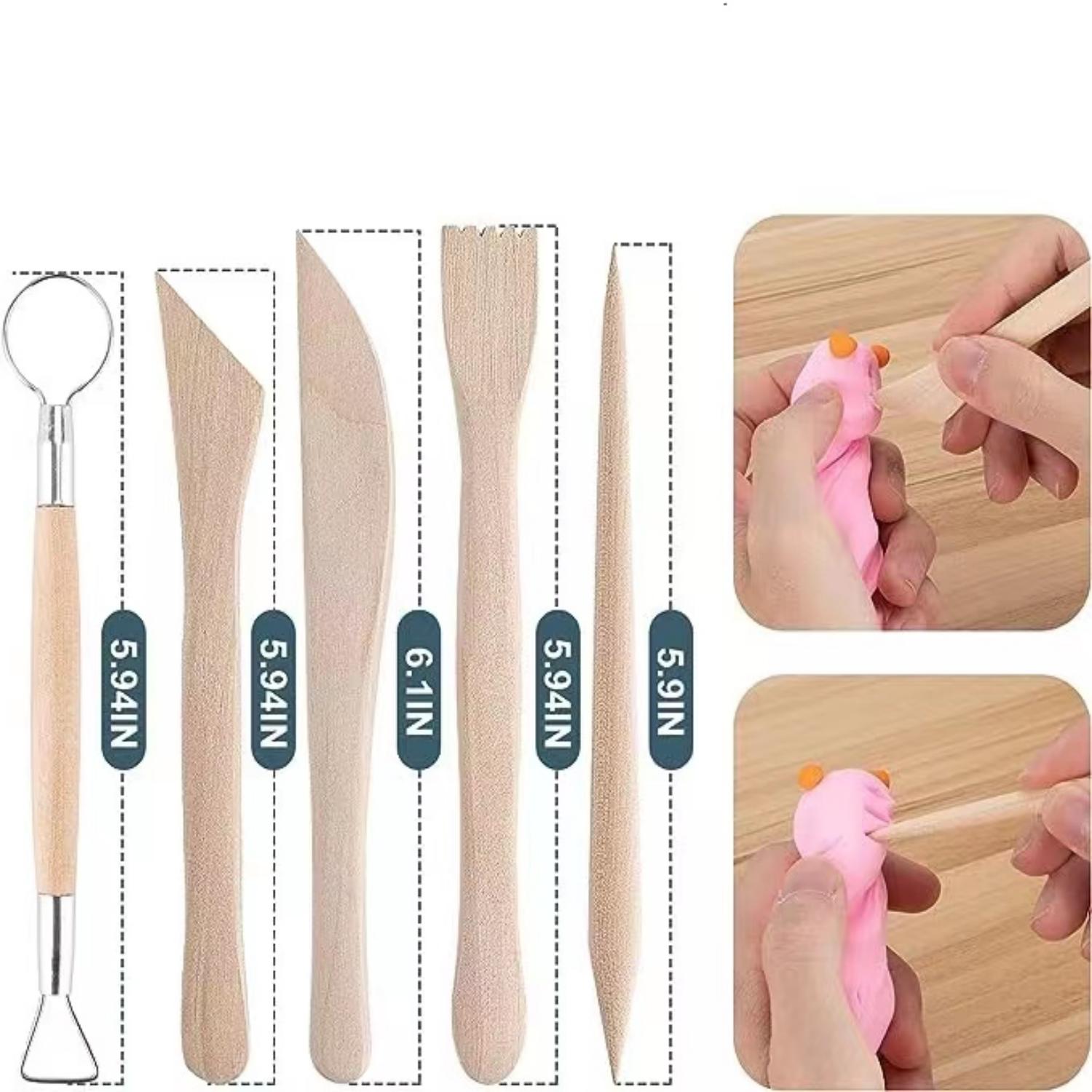 5 개/대 6 인치 나무 왁스 조각 공예 나무 점토 조 - Chisel Set Wood 리뷰 및 가격