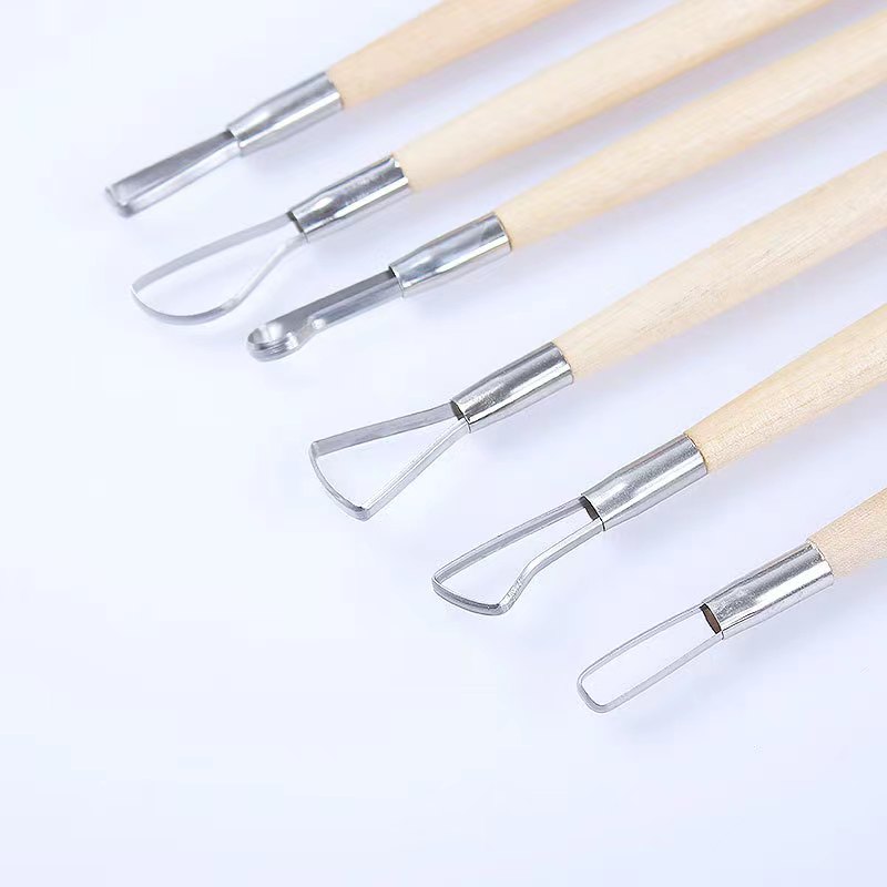 6PCS 나무 손잡이 왁스 도자기 점토 조각 조각 도구 - Chisel Set Wood 리뷰 및 가격
