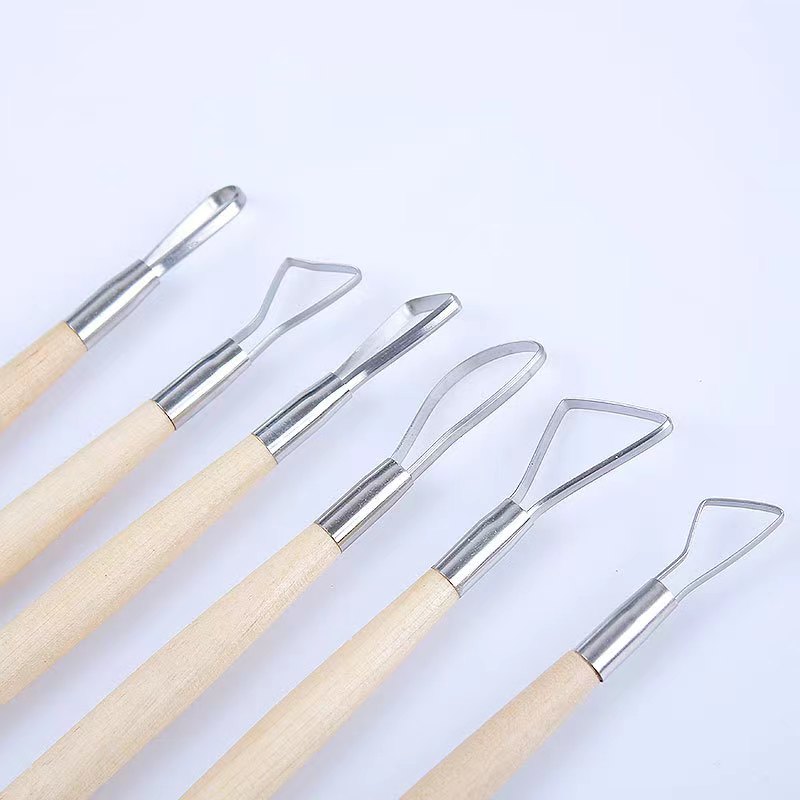 6PCS 나무 손잡이 왁스 도자기 점토 조각 조각 도구 - Chisel Set Wood 리뷰 및 가격